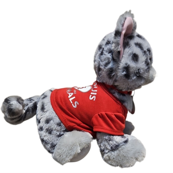 Build A Bear Promise Pets Ocicat Gray Cat Plush Toy - Picture 2 of 8